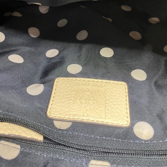 ANNE KLEIN Wine Red Faux Leather Shoulder Bag - Picture 10 of 10